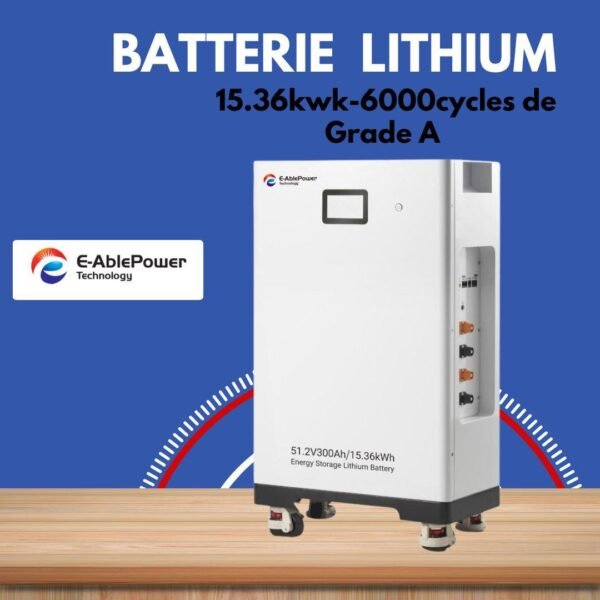 batterie lithium15-36 grade A Batterie Lithium Haute Capacité 15.36 kWh - Grade A