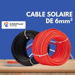 cable solaire de 6mm Câble Solaire Photovoltaïque (PV) 6 mm² – Haute Résistance